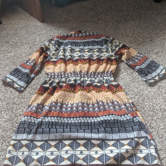 Multi-Color Design Dress - Picture 2 of 3